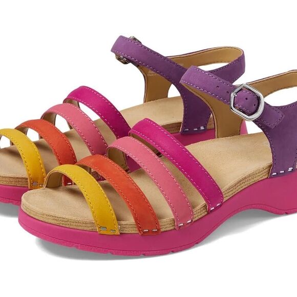 Dansko Roxie Multi Milled Nubuck Sandal womens size 8.5 (39) - Picture 10 of 10